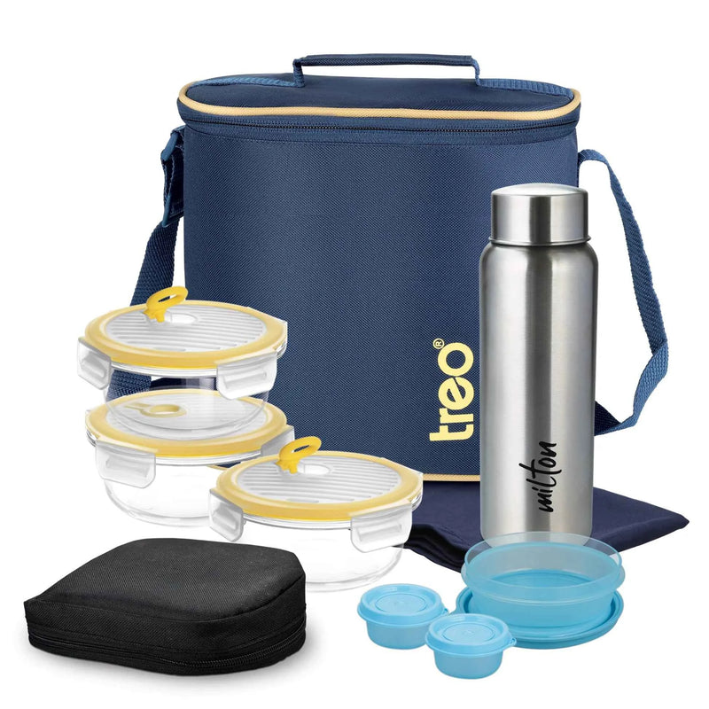 All Fresh Premier Glass Tiffin (Treo by Milton) - image 3 of 9 - Lunch Box Sets
