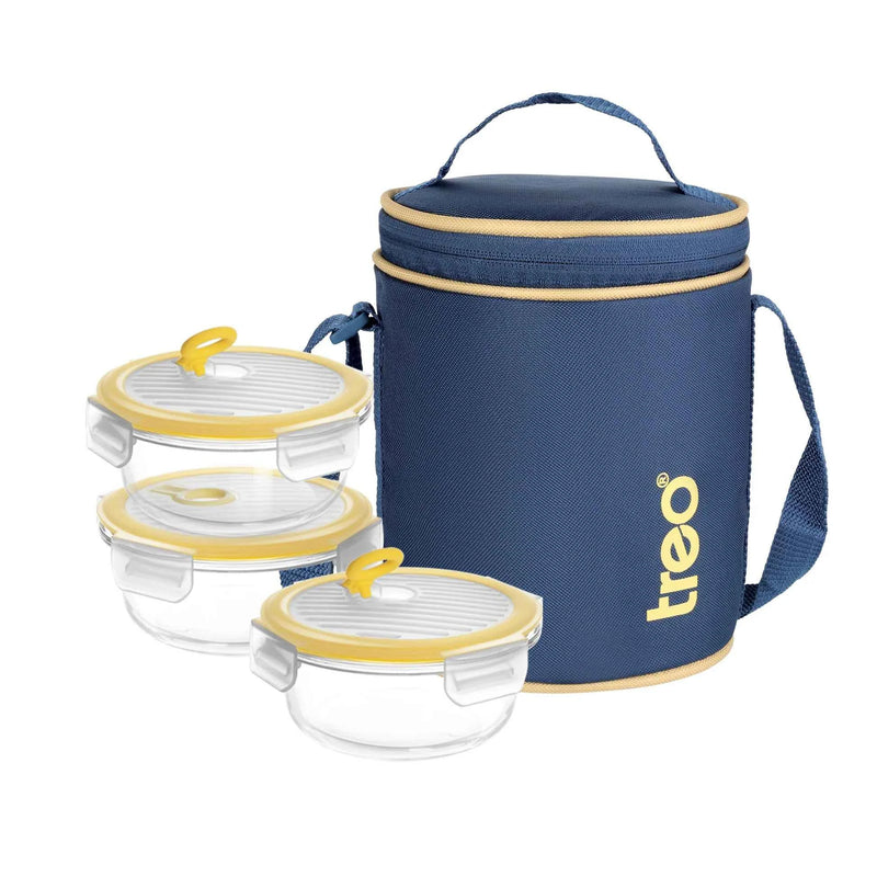 All Fresh Borosilicate Glass Tiffin (Treo by Milton) - image 1 of 6 - Lunch Containers