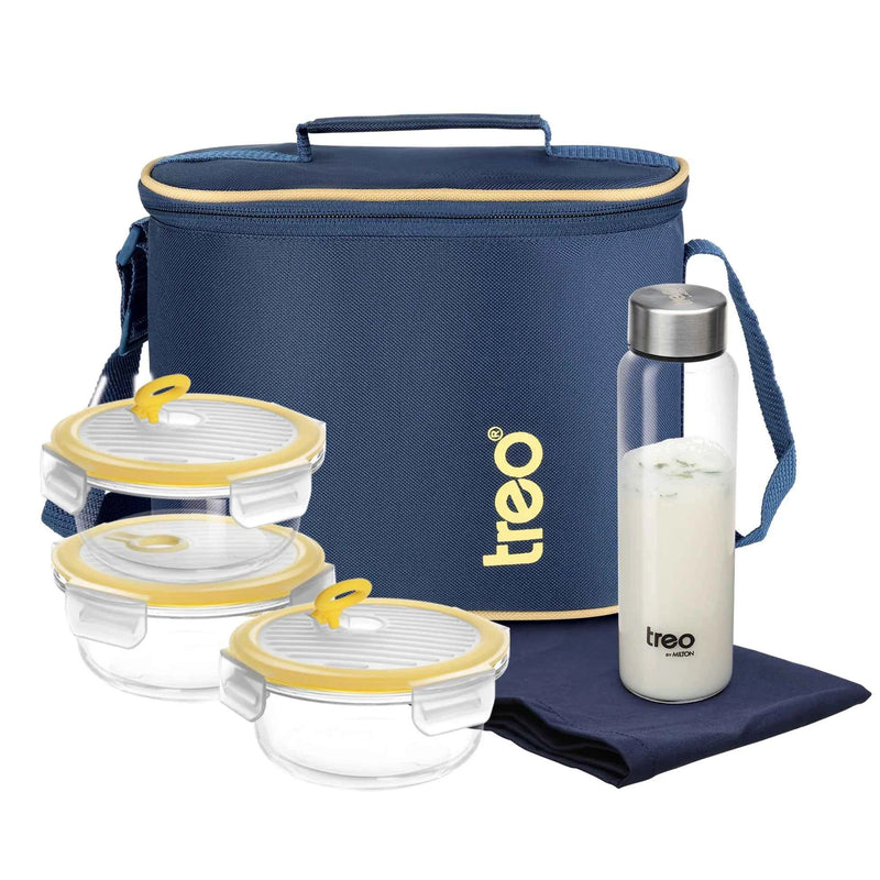 All Fresh Premier Glass Tiffin (Treo by Milton) - image 5 of 9 - Lunch Box Sets
