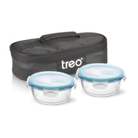 Treo by Milton All Weather Round Borosilicate Glass Tiffin