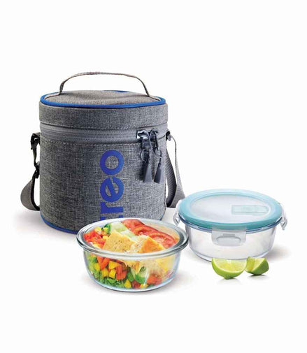 Treo by Milton All Fresh Borosilicate Glass Tiffin Set