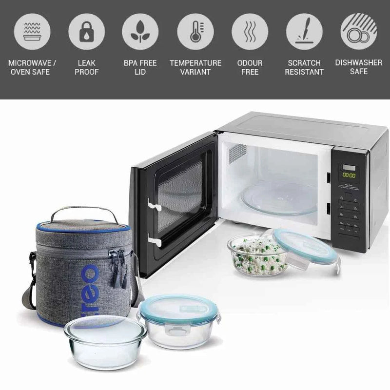 All Fresh Borosilicate Glass Tiffin (Treo by Milton) - image 4 of 6 - Lunch Containers