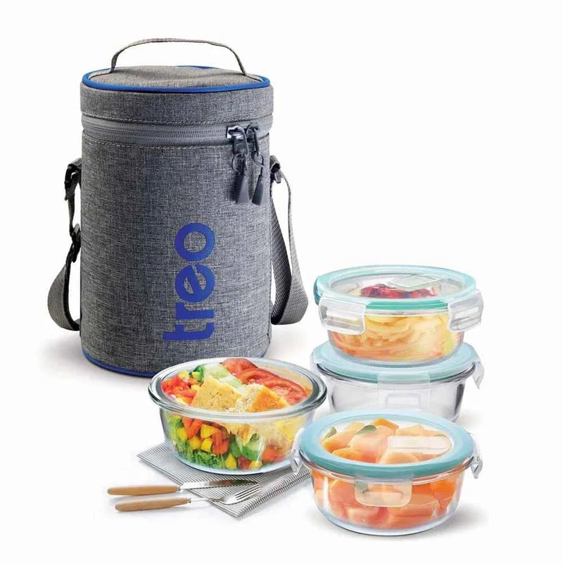 All Fresh Borosilicate Glass Tiffin (Treo by Milton) - image 2 of 6 - Lunch Containers