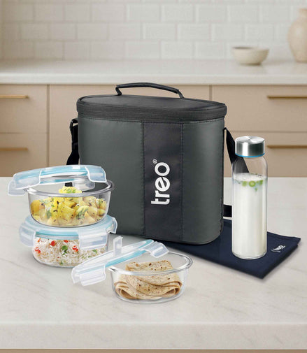 Treo by Milton All Weather Premier Borosilicate Glass Tiffin