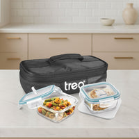 Treo by Milton All Weather Square Borosilicate Glass Tiffin