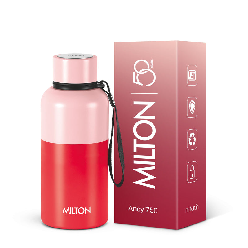 Milton Ancy Thermosteel Water Bottle — back view