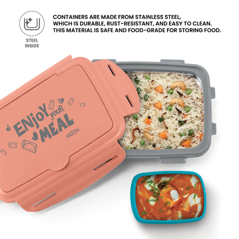 Miton Aroma Steel Thermoware Tiffin