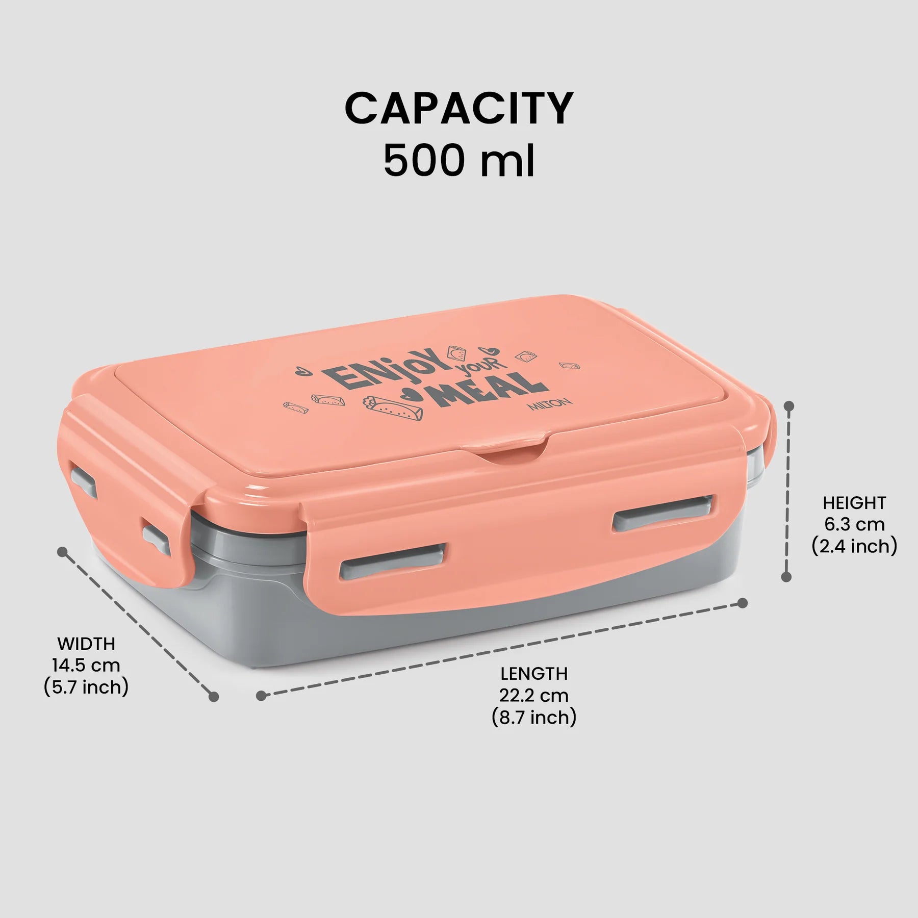 Miton Aroma Steel Thermoware Tiffin