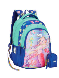 Genie Aqua Dream Small Backpack for Kids - Navy Blue