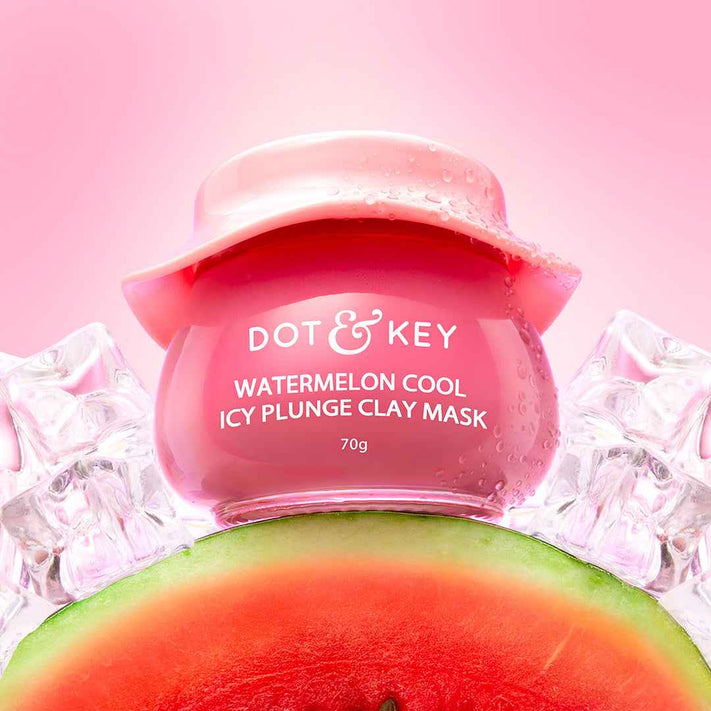 Dot & Key Watermelon Cool Icy Plunge Clay Mask