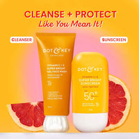 Dot & Key Good to Glow Vitamin C Combo (Face Wash + Sunscreen)