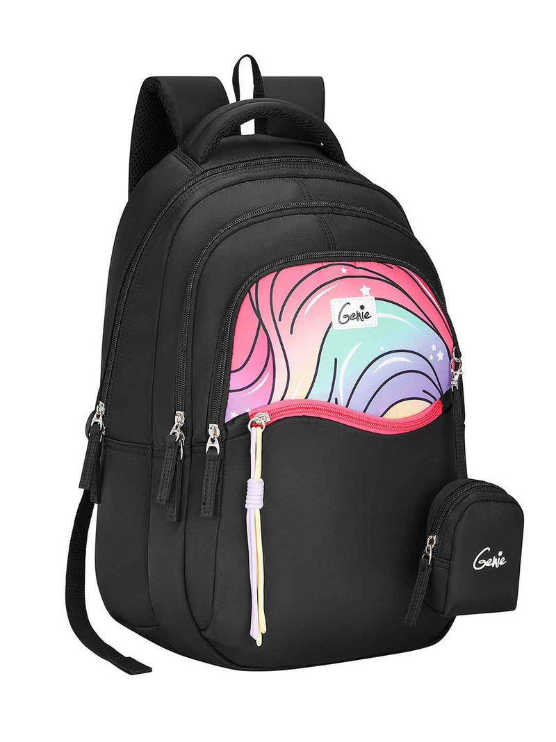 Genie Cluster 27L School Backpack - Black