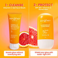 Dot & Key Good to Glow Vitamin C Combo (Face Wash + Sunscreen)