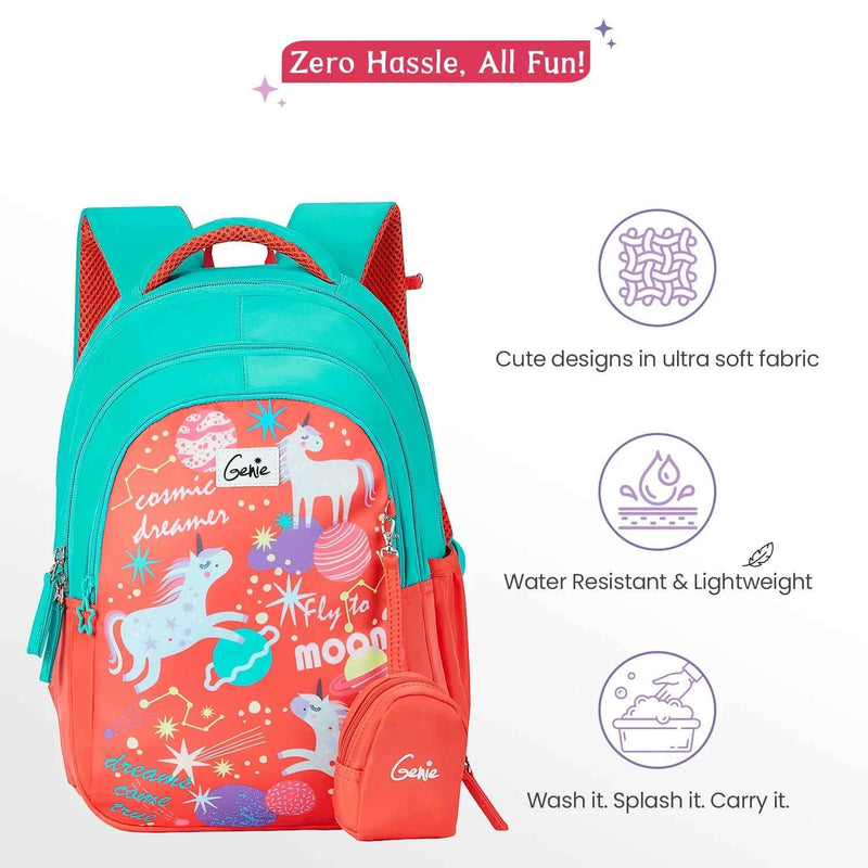 Genie Unicornstar School Bag - image 5 of 8 - Backpack