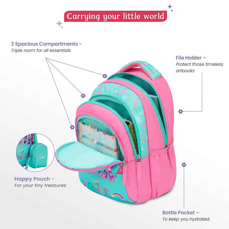 Genie Pinkpower School Bag - image 3 of 6 - Backpack