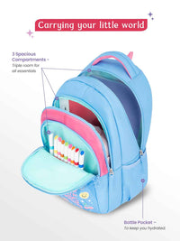 Genie Starlis Small Backpack for Kids - Blue