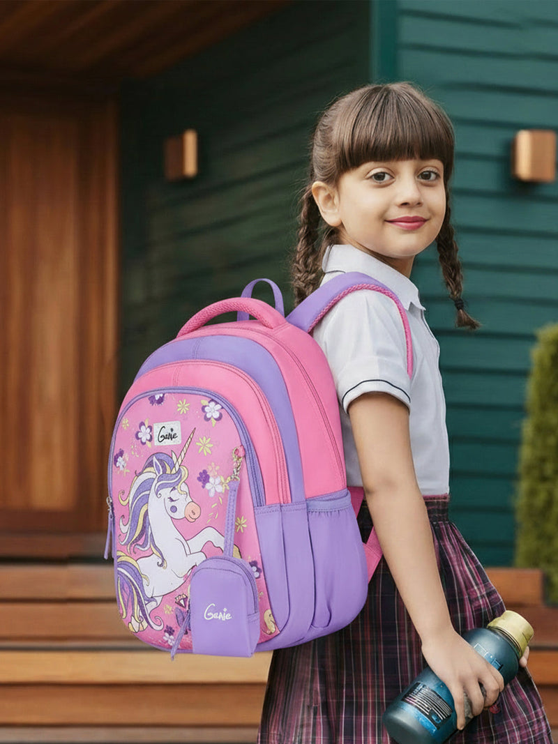 Genie Twinkle Corn Small Backpack Kids Pink — view 6