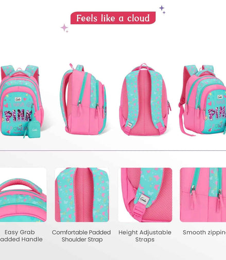 Genie Pinkpower School Bag - image 2 of 6 - Backpack