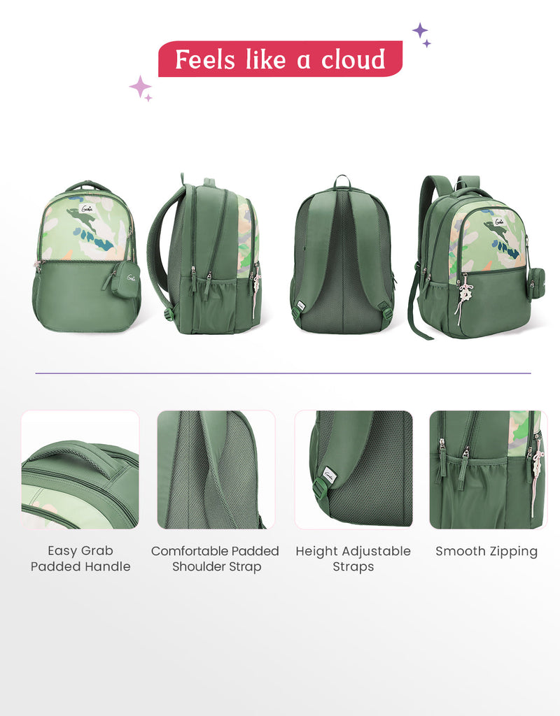 Genie Sketch 40L Laptop Backpack Ash Green — view 6