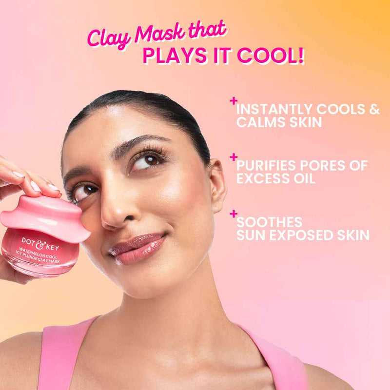 Dot & Key Watermelon Cool Icy Plunge Clay Mask