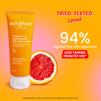 Dot & Key Vitamin C + E Gel Face Wash how to use