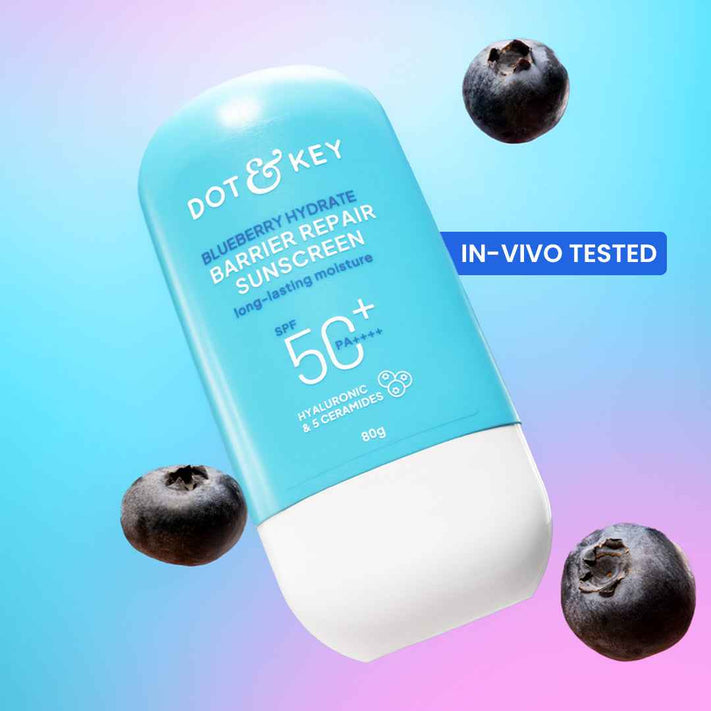 Dot & Key Barrier Repair Sunscreen, In-Vivo Tested SPF 50+ PA++++ — front pack shot