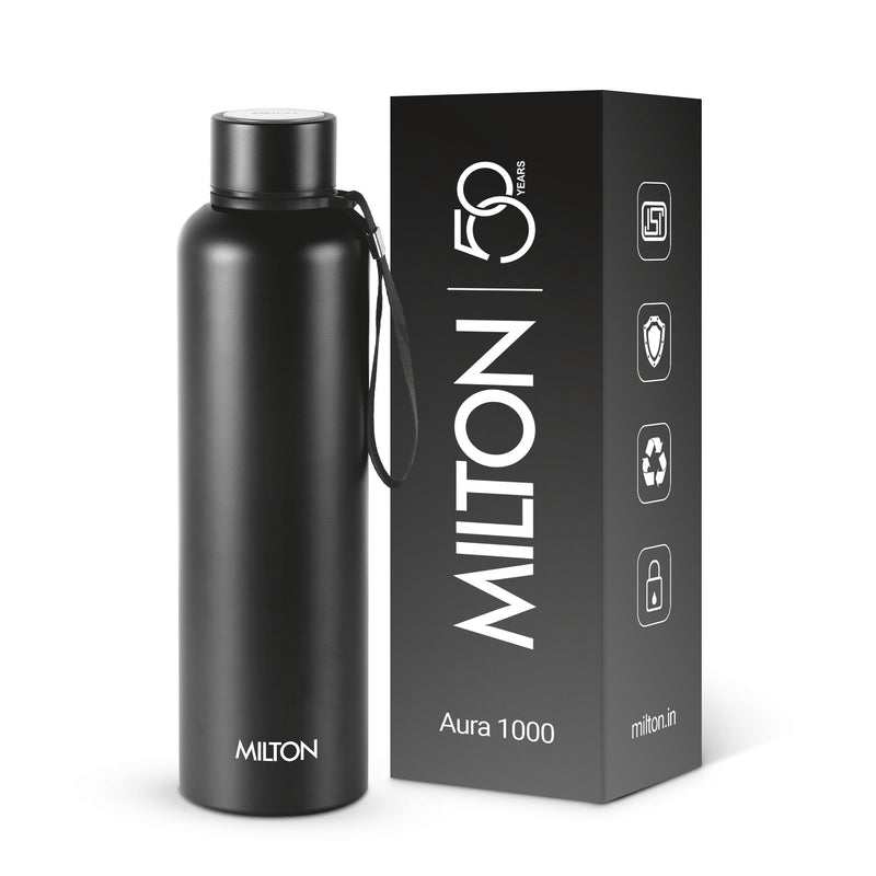 Milton Aura Thermosteel Bottle — back view