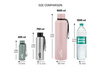 Milton Black Panther Wakanda Forever 3D Print Thermosteel Bottle 725ml — back view