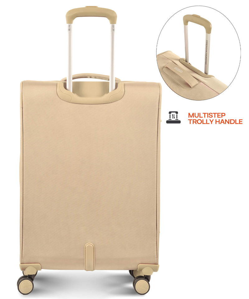 American Tourister Philly Natural Brown detail