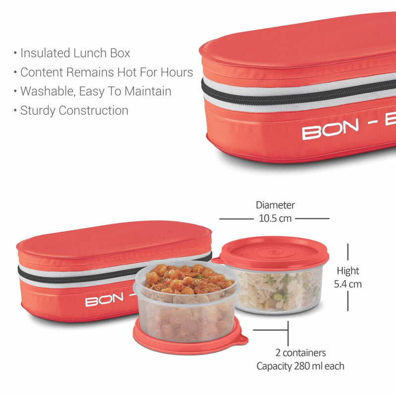 Milton New Bon Bon Plastic Lunchbox — side view