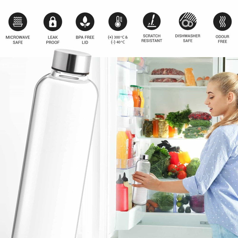 Treo by Milton Clarion Borosilicate Glass Bottle