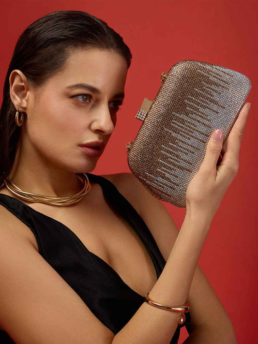 AKIKI London Brent Small Frame Clutch