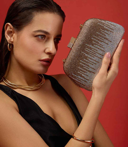 AKIKI London Brent Small Frame Clutch