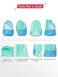 Genie Camoflow 36L Laptop Backpack With Raincover - Blue