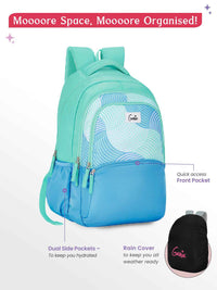 Genie Camoflow 36L Laptop Backpack With Raincover - Blue