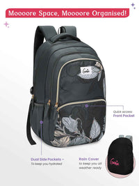Genie Canopy 36L Laptop Backpack With Raincover - Grey