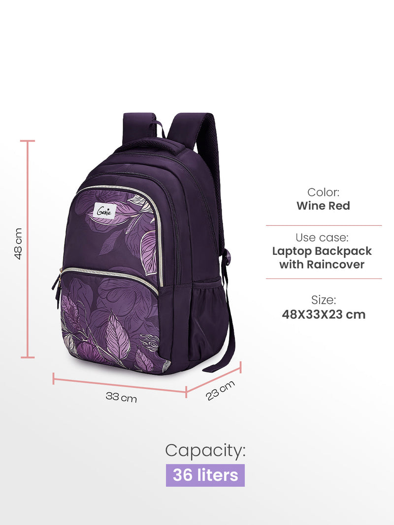 Genie Canopy 36L Laptop Backpack Wine Red — view 6