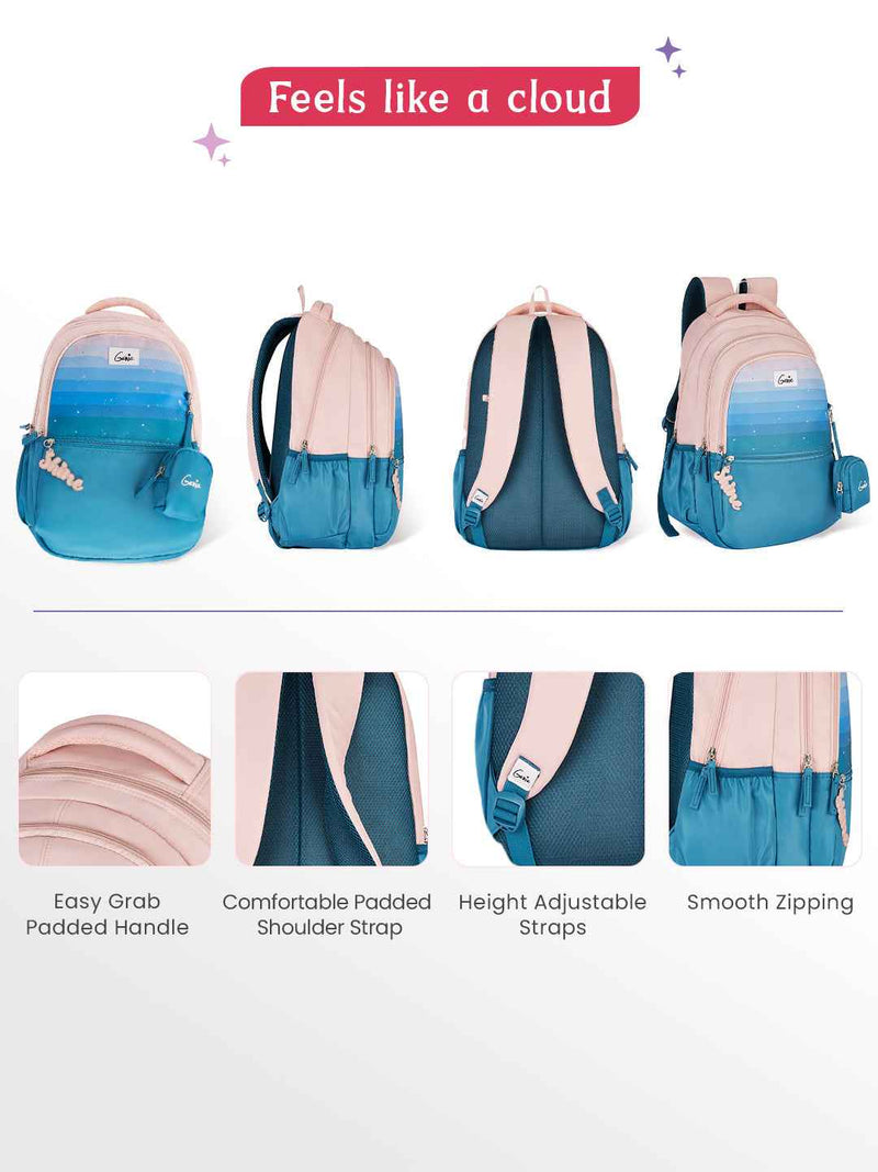 Genie Celestia 36L Laptop Backpack - Bluish Green
