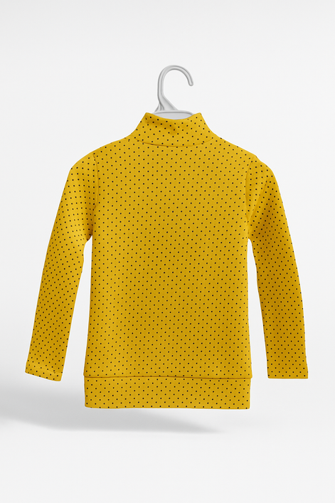 HIGH NECK GIRL TOP