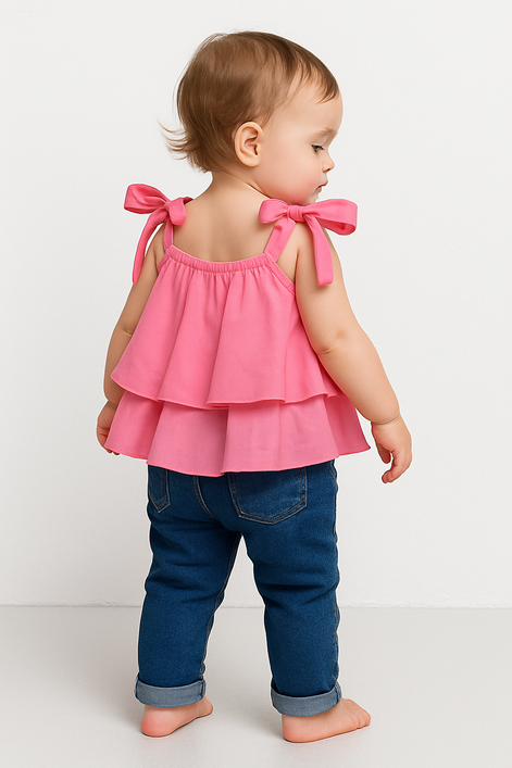 PINK TWINKLE GIRLS TOP