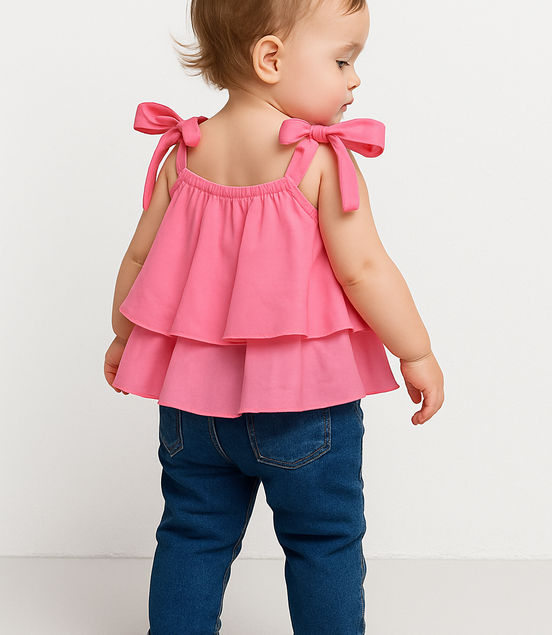 PINK TWINKLE GIRLS TOP