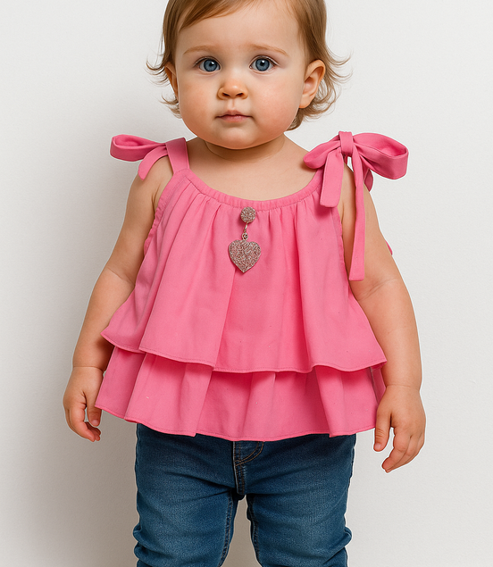 PINK TWINKLE GIRLS TOP