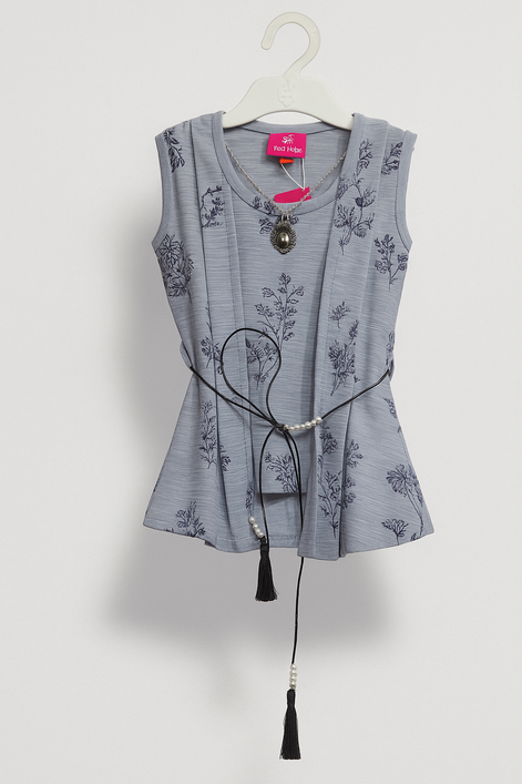 PEACH LEAF GIRLS TOP