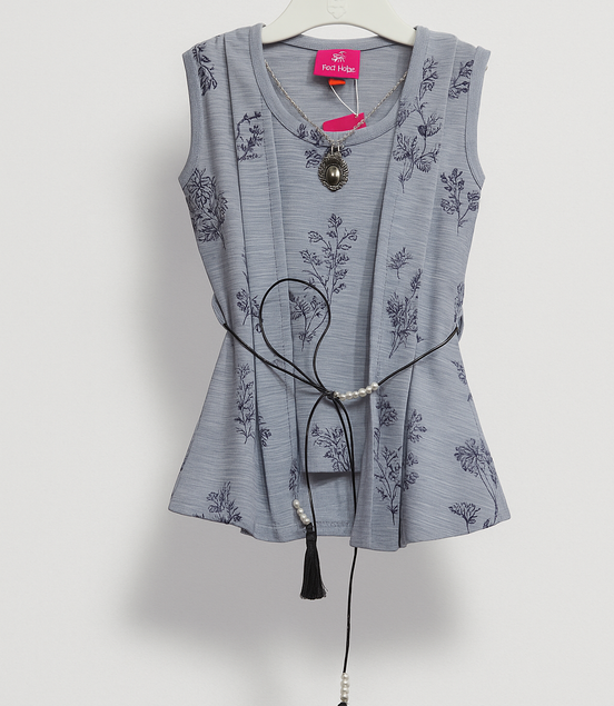 PEACH LEAF GIRLS TOP