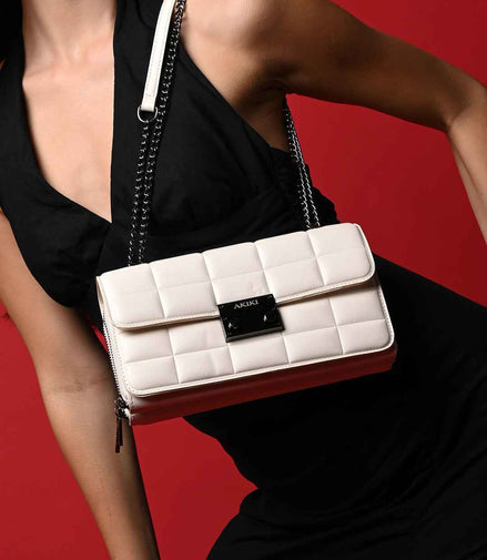 AKIKI London Chelsea Flap Medium Sling Bag