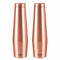 Milton Copper Crown Pure Copper Water Bottle 1100ml — side view
