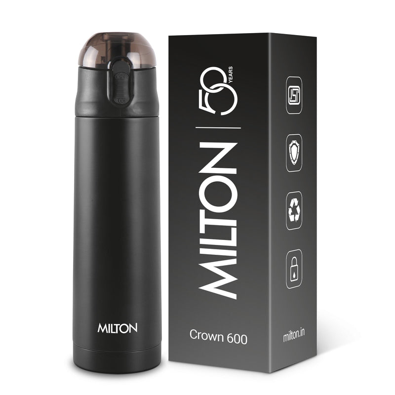 Milton Crown Thermosteel Insulated Bottle — back view