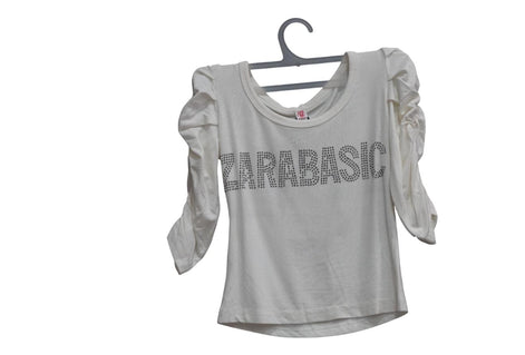 White Softy Girls Top