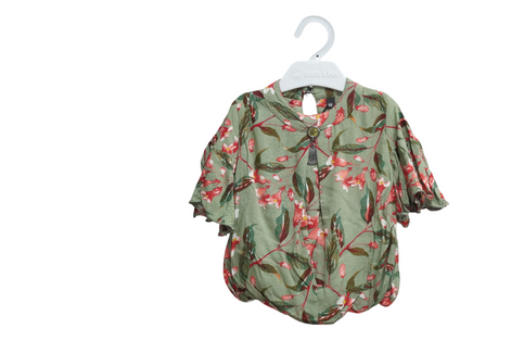 GREEN BOLD FLOWER TOP
