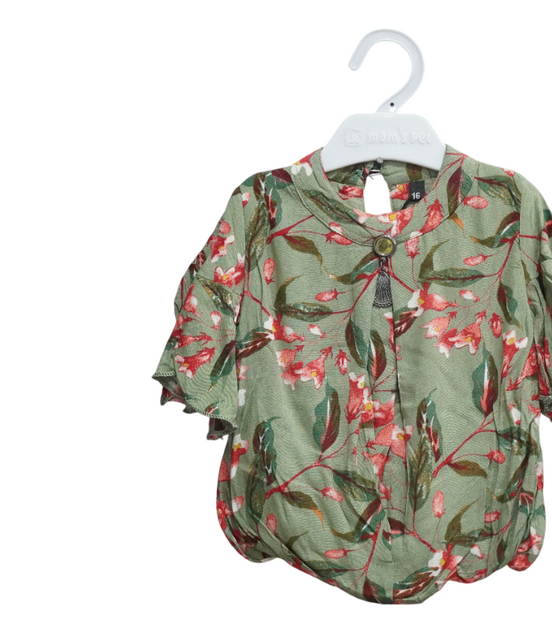 GREEN BOLD FLOWER TOP